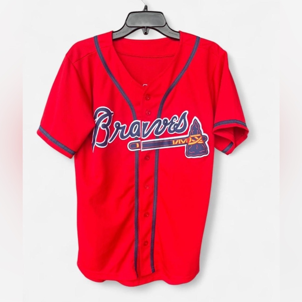 Braves Red Baseball Jersey